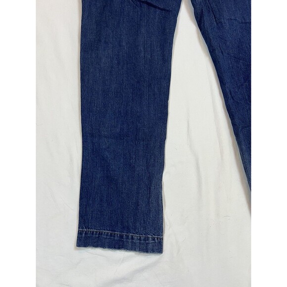 Lauren Jeans Co Embroidered Jean Straight Leg LRL | Dark‎ Wash | Size 16 - Picture 15 of 16